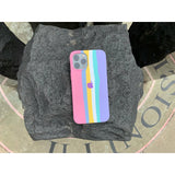 pink rainbow iphone case