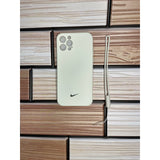 white nike iphone case